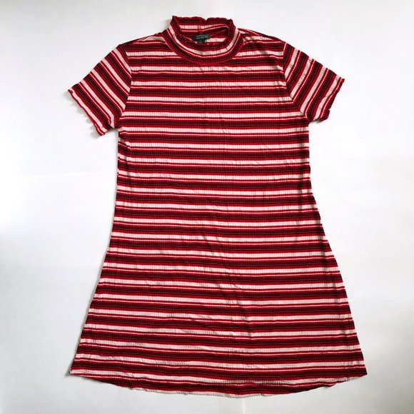 Wild Fable Mock Neck Rib Knit Dress (S) - Picture 1 of 5